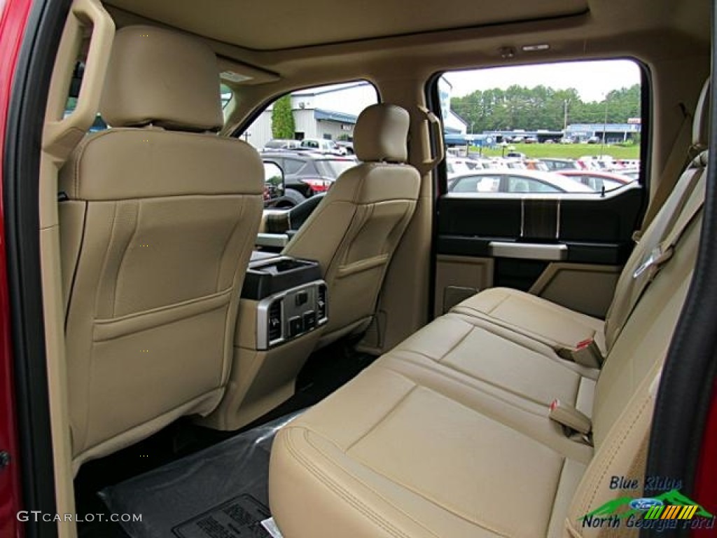 2017 F150 Lariat SuperCrew 4X4 - Ruby Red / Light Camel photo #34