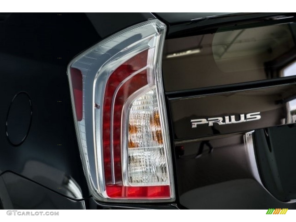 2015 Prius Two Hybrid - Black / Misty Gray photo #7