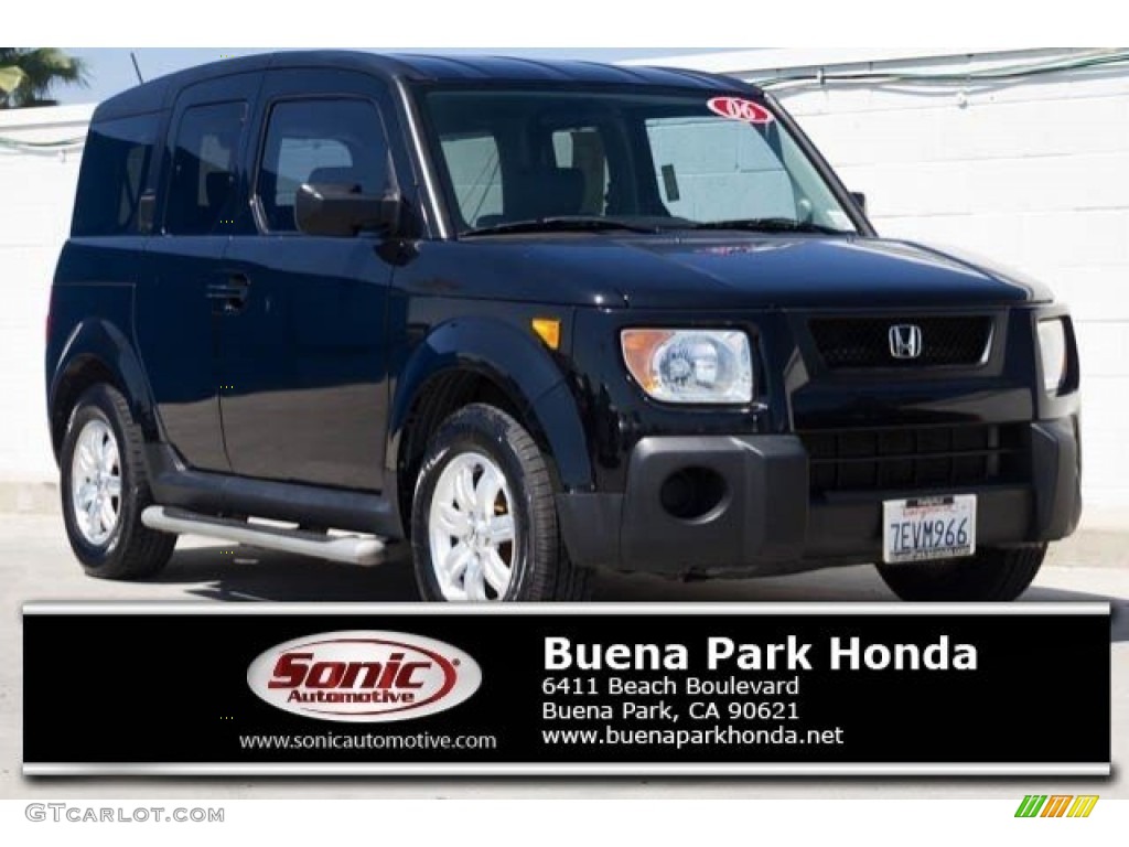2006 Element EX-P - Nighthawk Black Pearl / Black/Gray photo #1