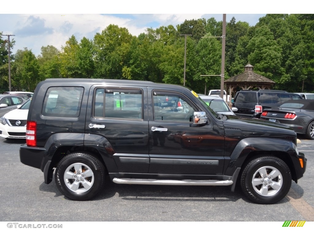 2012 Liberty Sport - Brilliant Black Crystal Pearl / Dark Slate Gray photo #2