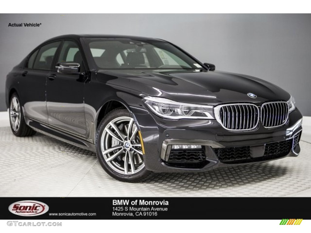 2018 7 Series 750i Sedan - Black Sapphire Metallic / Black photo #1