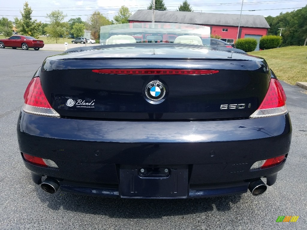 2007 6 Series 650i Convertible - Monaco Blue Metallic / Cream Beige photo #4