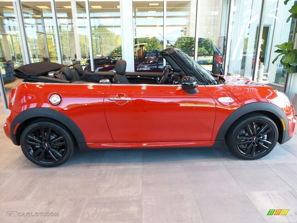 2017 Convertible Cooper S - Chili Red / Carbon Black photo #1
