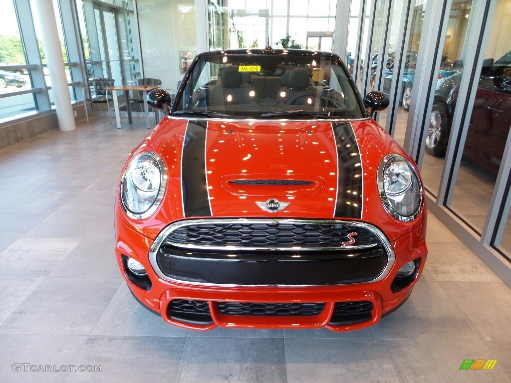 2017 Convertible Cooper S - Chili Red / Carbon Black photo #2