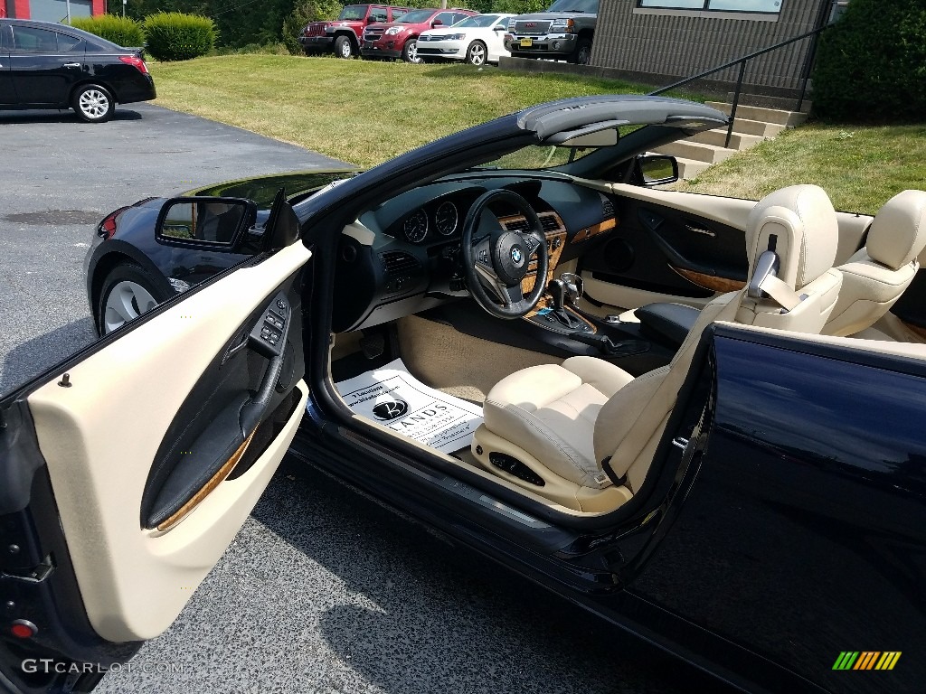 2007 6 Series 650i Convertible - Monaco Blue Metallic / Cream Beige photo #10