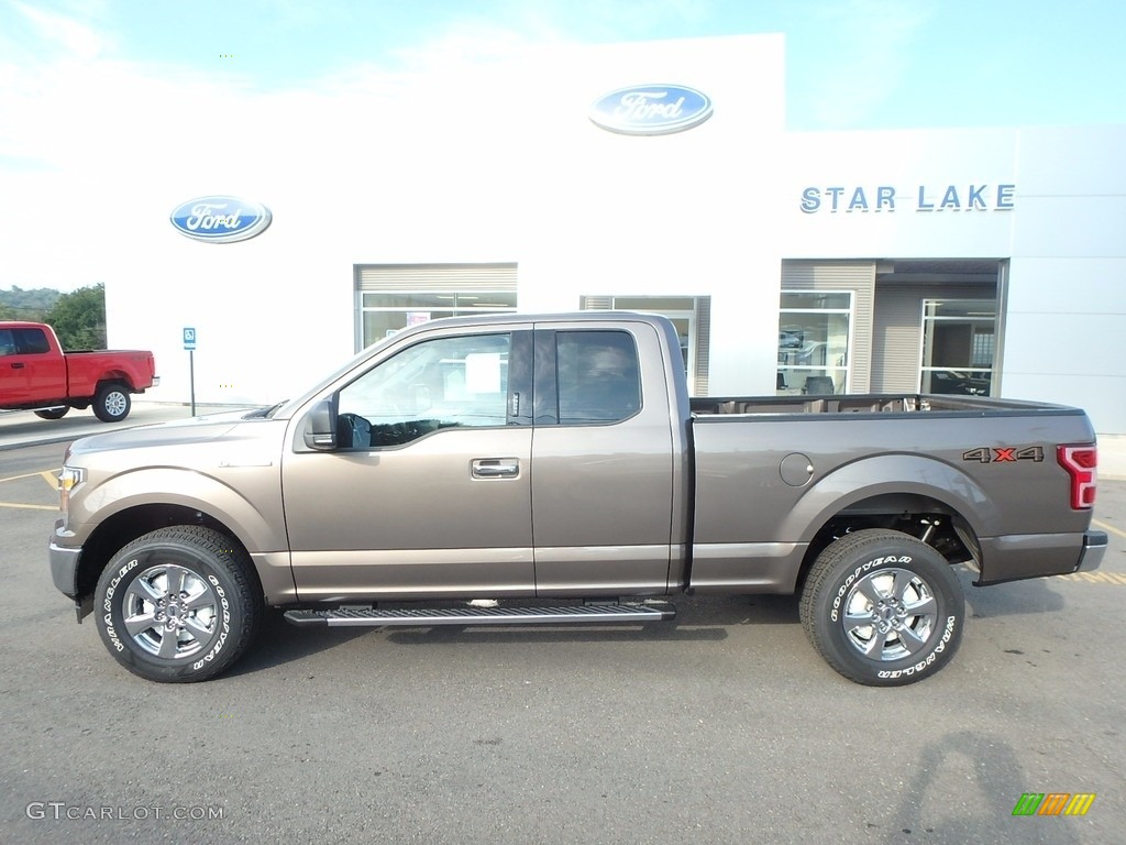 2018 F150 XLT SuperCab 4x4 - Stone Gray / Earth Gray photo #8