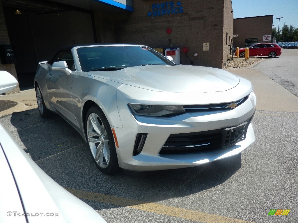 2018 Camaro LT Convertible - Silver Ice Metallic / Jet Black photo #3