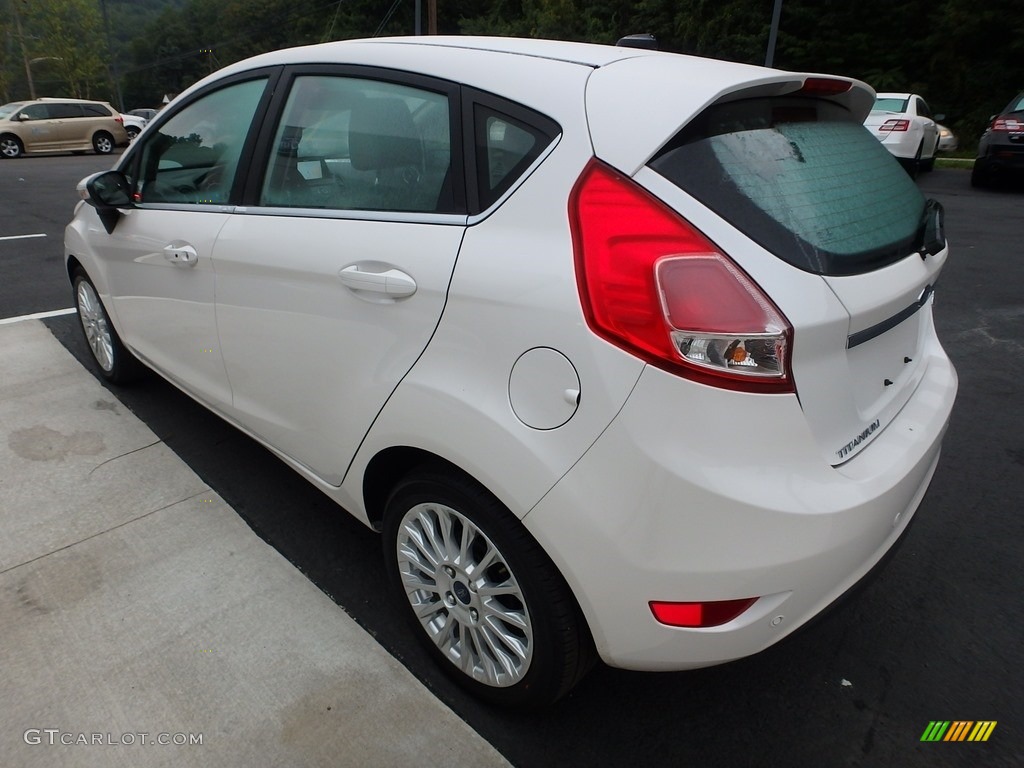 White Platinum Metallic Tri-coat 2016 Ford Fiesta Titanium Hatchback Exterior Photo #122256432