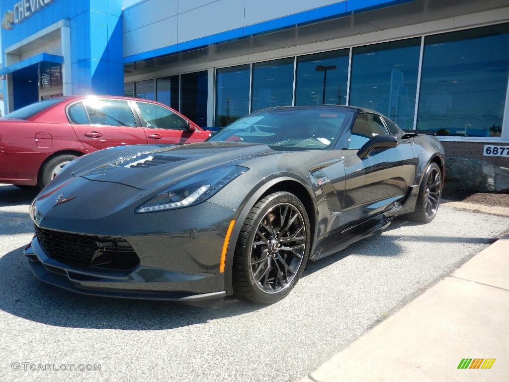 2018 Corvette Z06 Coupe - Watkins Glen Gray Metallic / Jet Black photo #1