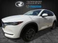 2017 Crystal White Pearl Mazda CX-5 Touring AWD  photo #4