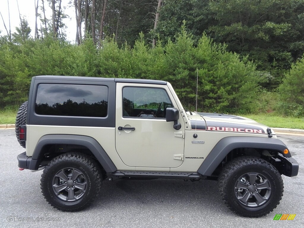 2017 Wrangler Rubicon 4x4 - Gobi / Black/Dark Saddle photo #5