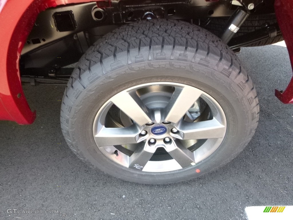 2017 F150 XLT SuperCrew 4x4 - Ruby Red / Earth Gray photo #8