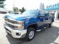 2017 Deep Ocean Blue Metallic Chevrolet Silverado 2500HD LT Crew Cab 4x4  photo #1