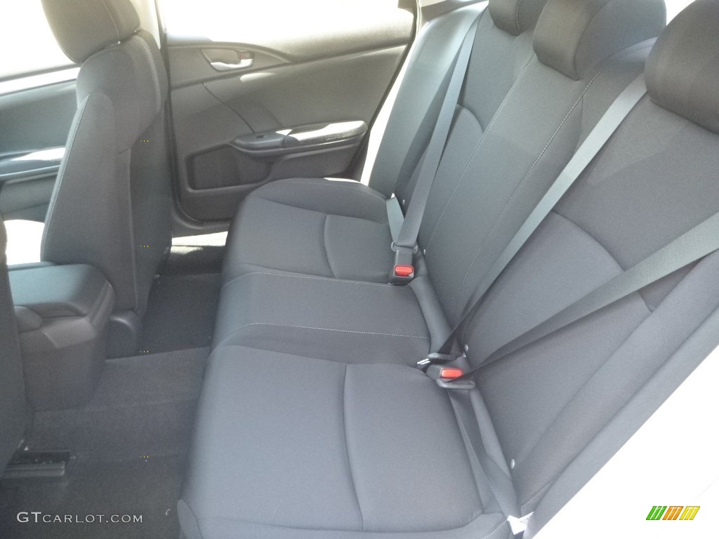 2017 Civic LX Sedan - Lunar Silver Metallic / Black photo #9