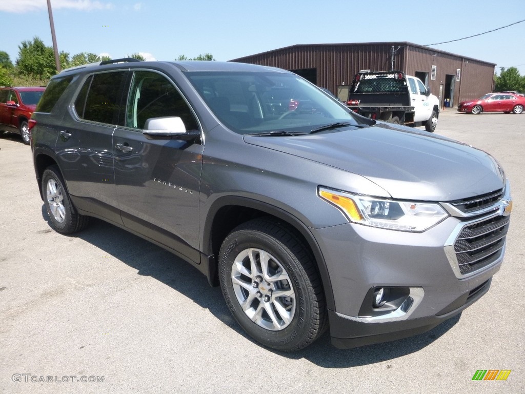 Satin Steel Metallic 2018 Chevrolet Traverse LT AWD Exterior Photo #122263365