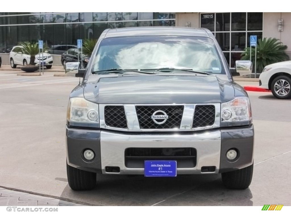 2006 Titan LE Crew Cab - Smoke Gray / Graphite/Titanium photo #2