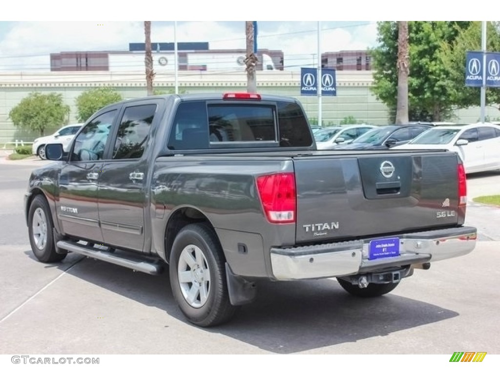2006 Titan LE Crew Cab - Smoke Gray / Graphite/Titanium photo #5