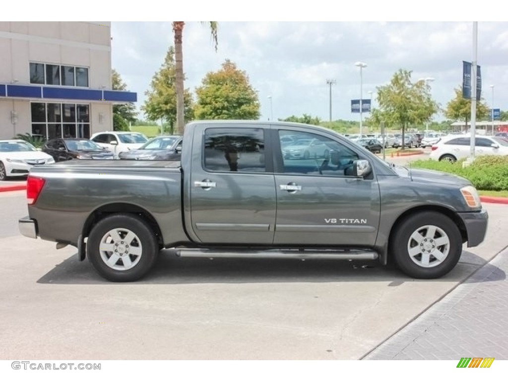2006 Titan LE Crew Cab - Smoke Gray / Graphite/Titanium photo #8