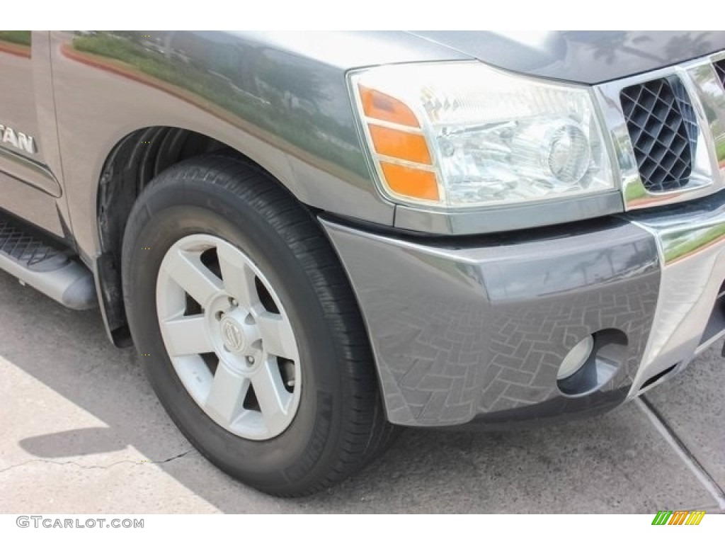 2006 Titan LE Crew Cab - Smoke Gray / Graphite/Titanium photo #10