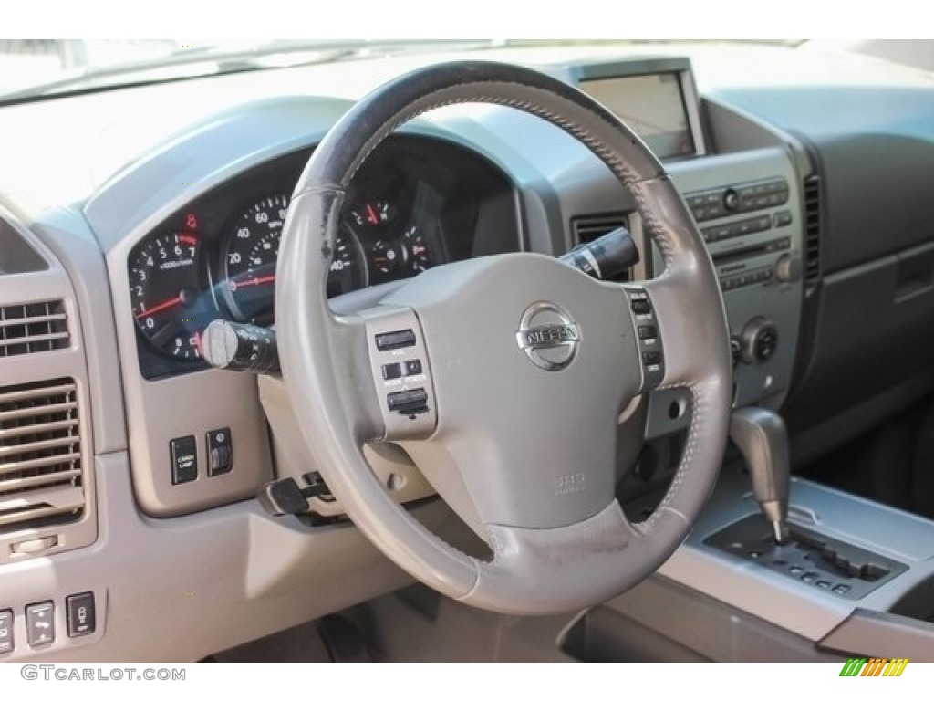 2006 Titan LE Crew Cab - Smoke Gray / Graphite/Titanium photo #33