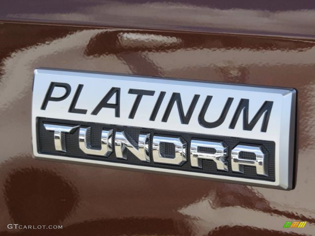 2017 Tundra Platinum CrewMax - Sunset Bronze Mica / Black photo #5