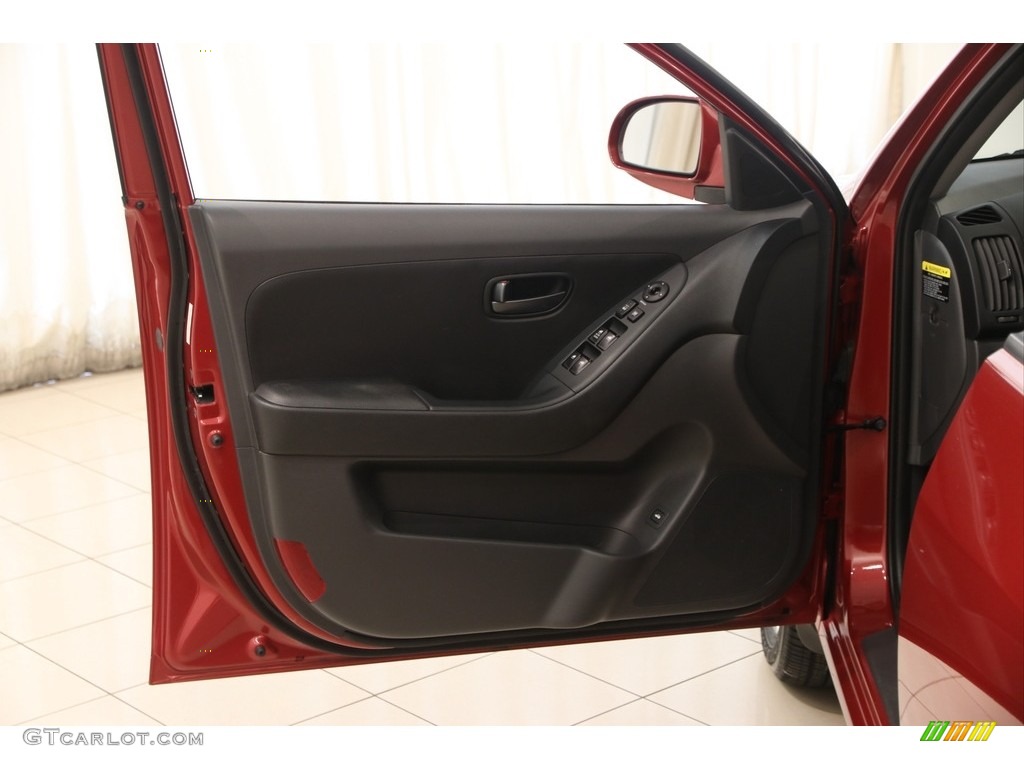 2009 Elantra SE Sedan - Apple Red Pearl / Black photo #4