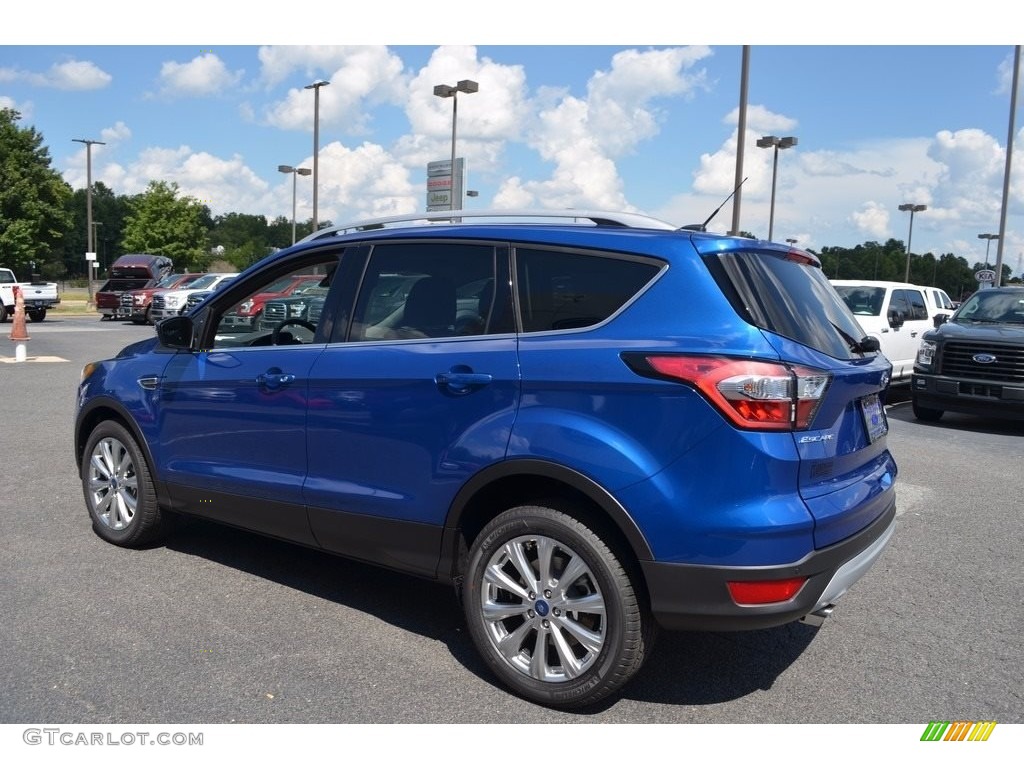 2017 Escape Titanium - Lightning Blue / Charcoal Black photo #22