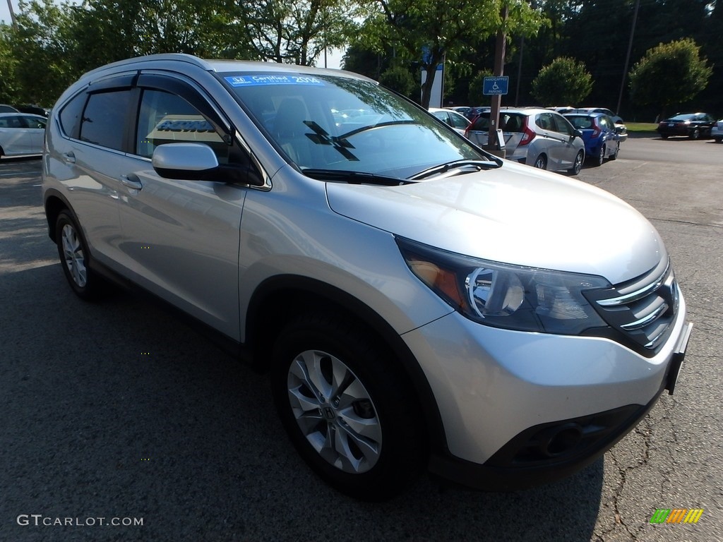 2014 CR-V EX-L AWD - Alabaster Silver Metallic / Gray photo #8