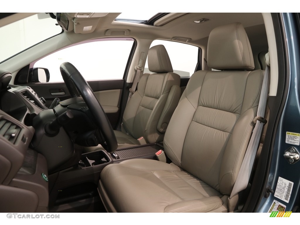 2013 CR-V EX-L AWD - Mountain Air Metallic / Gray photo #6