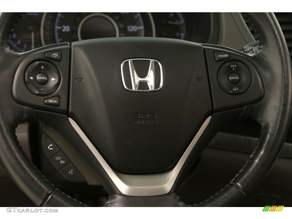 2013 CR-V EX-L AWD - Mountain Air Metallic / Gray photo #8