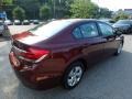 Crimson Pearl - Civic LX Sedan Photo No. 5