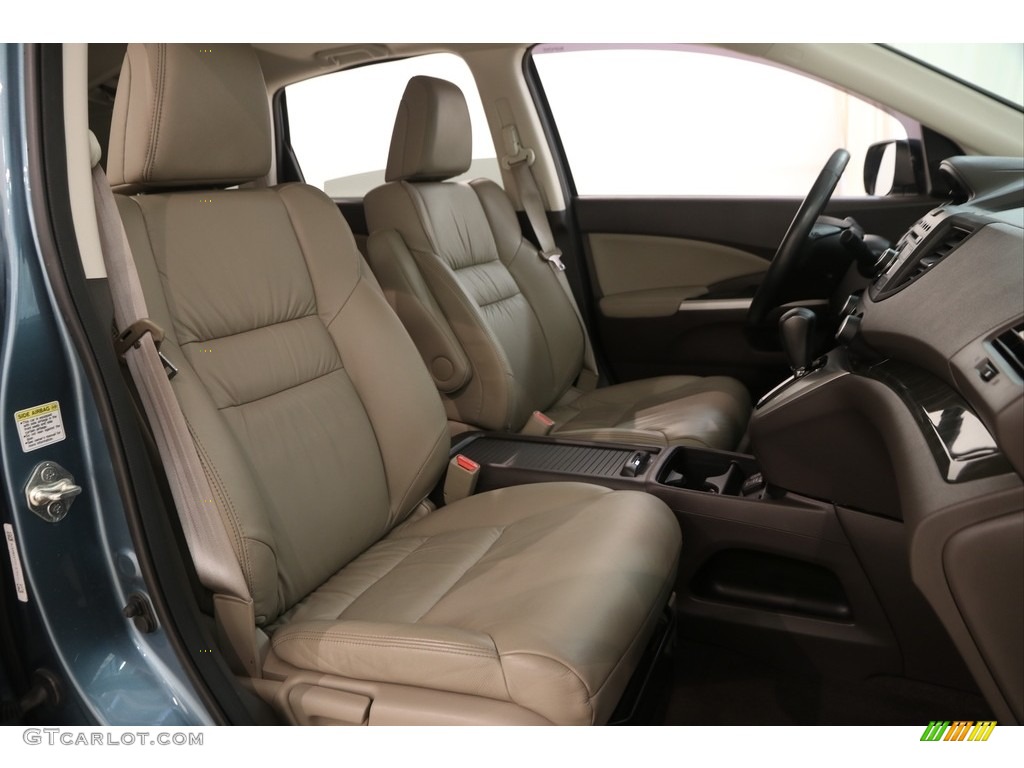 2013 CR-V EX-L AWD - Mountain Air Metallic / Gray photo #16