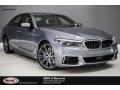 2018 Bluestone Metallic BMW 5 Series M550i xDrive Sedan  photo #1