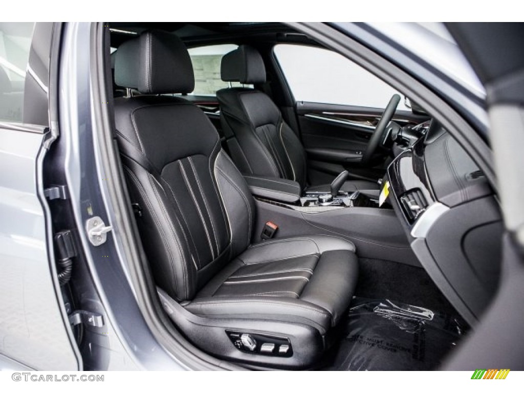 2018 5 Series M550i xDrive Sedan - Bluestone Metallic / Black photo #2