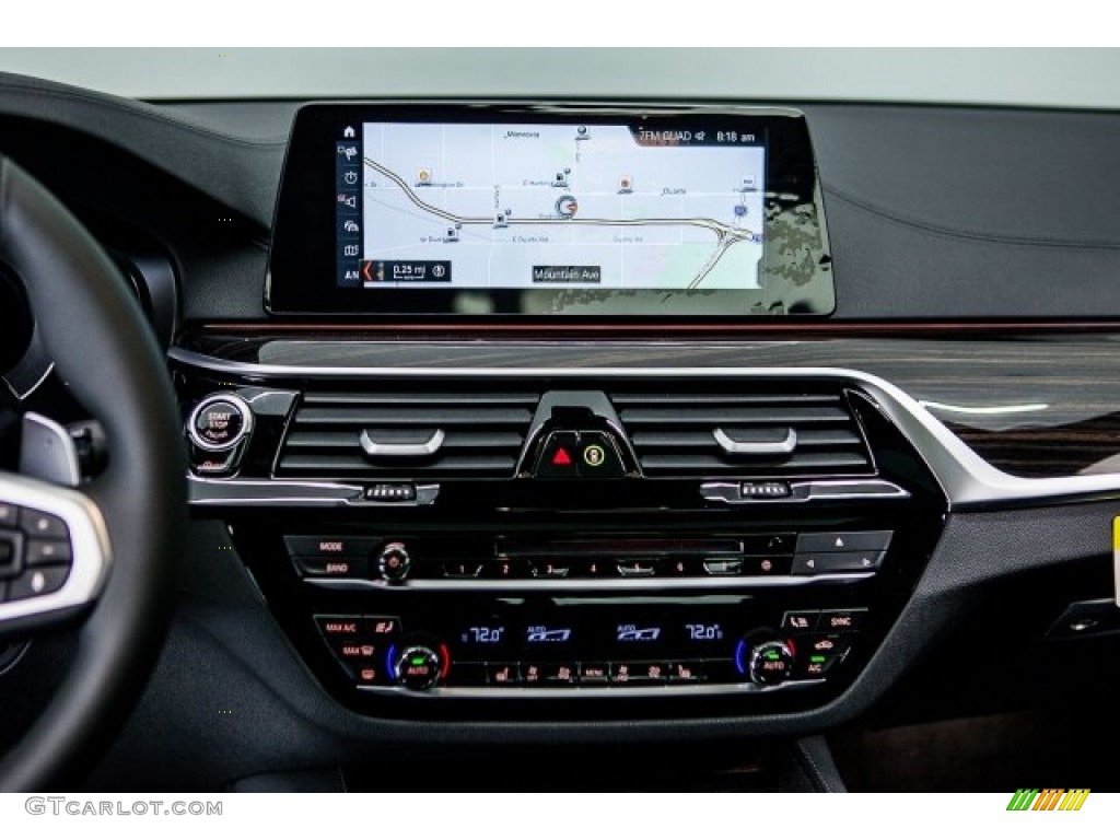 2018 5 Series M550i xDrive Sedan - Bluestone Metallic / Black photo #6