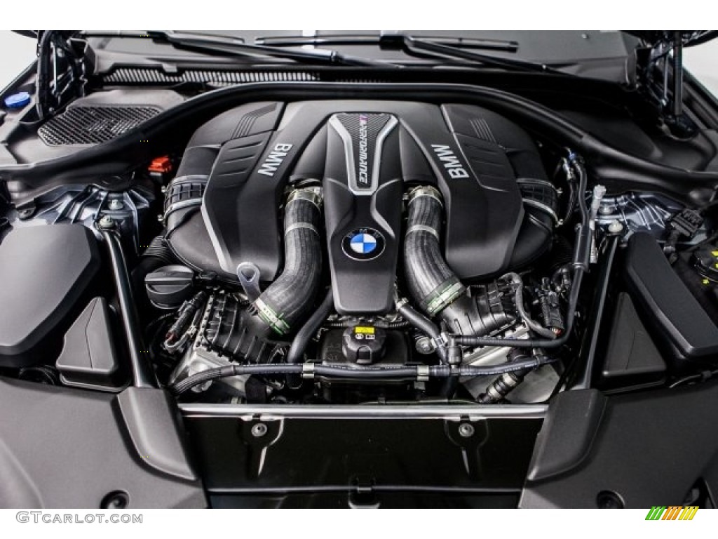 2018 5 Series M550i xDrive Sedan - Bluestone Metallic / Black photo #8