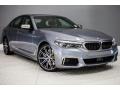 2018 Bluestone Metallic BMW 5 Series M550i xDrive Sedan  photo #12