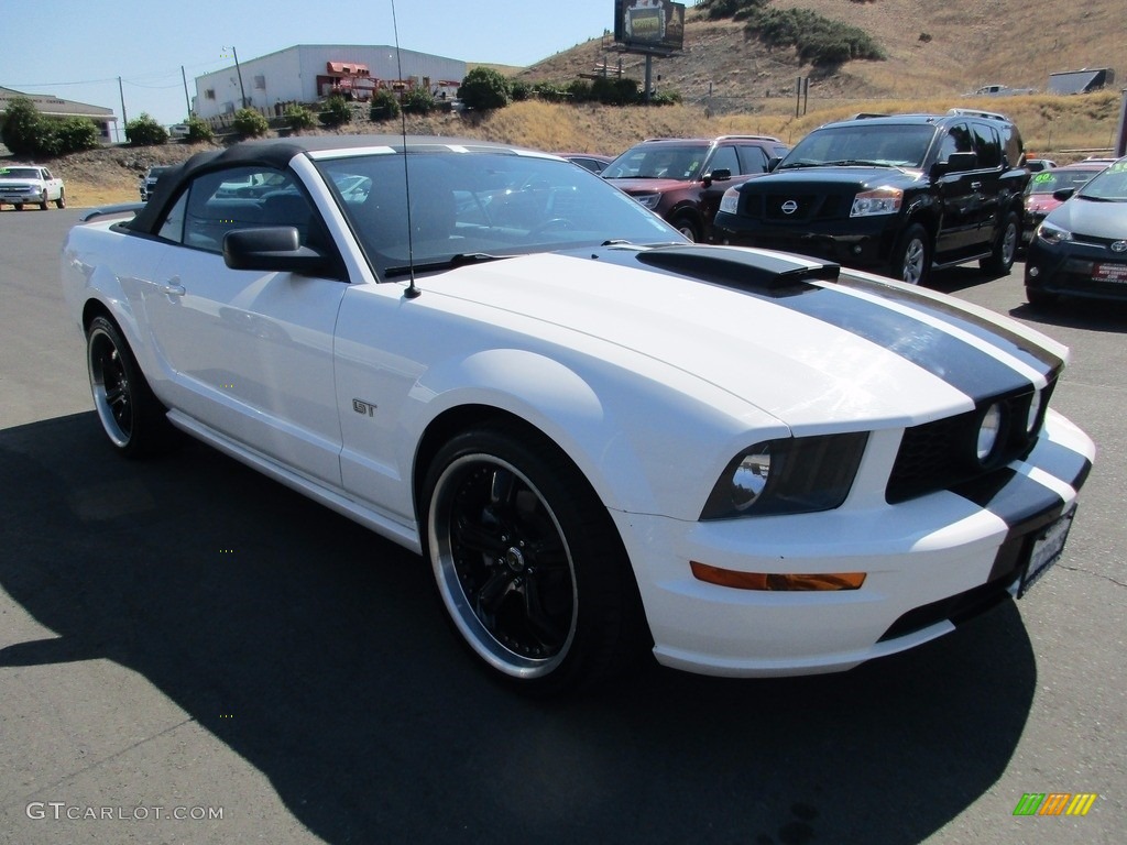 2007 Mustang GT Premium Convertible - Performance White / Black/Dove Accent photo #1