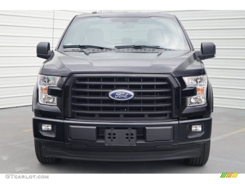 2017 F150 XLT SuperCab - Shadow Black / Black photo #2