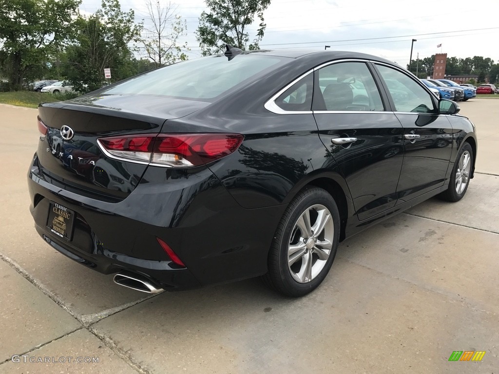 2018 Sonata SEL - Phantom Black / Black photo #2