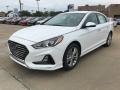 Quartz White Pearl 2018 Hyundai Sonata SEL Exterior