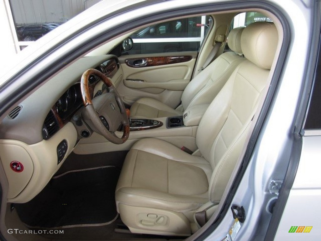 2005 XJ XJ8 L - Platinum Silver Metallic / Barley photo #4
