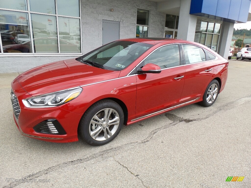 2018 Sonata Sport - Scarlet Red / Black photo #5