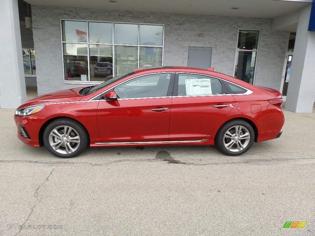 2018 Sonata Sport - Scarlet Red / Black photo #6