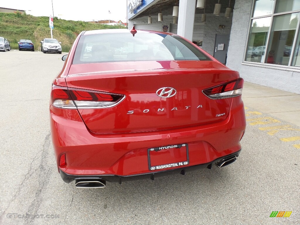 2018 Sonata Sport - Scarlet Red / Black photo #7
