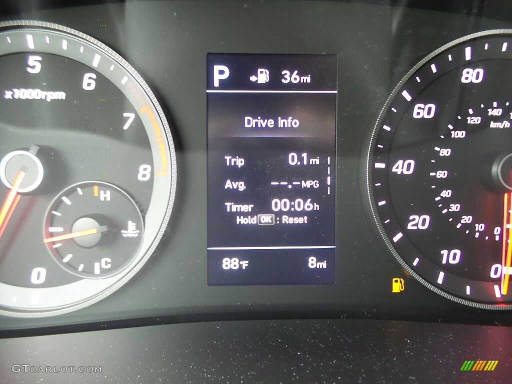 2018 Sonata Sport - Scarlet Red / Black photo #19