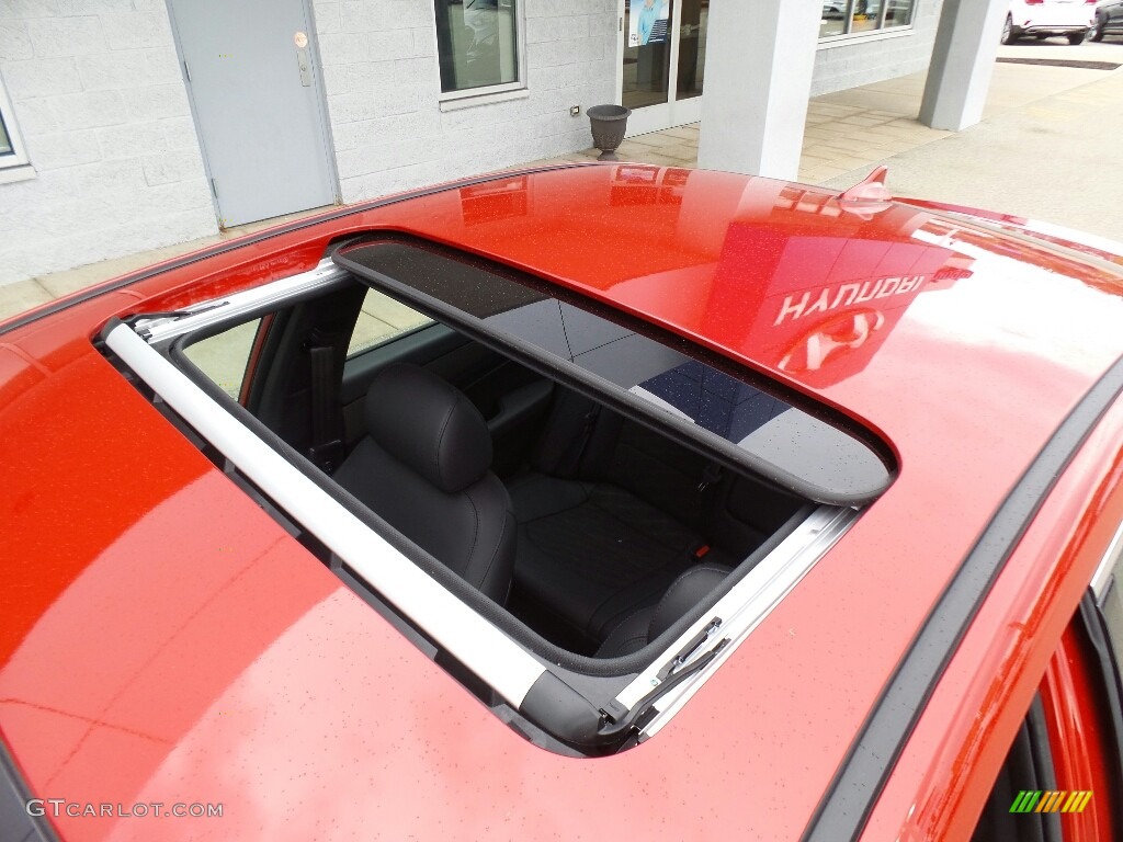 2018 Sonata Sport - Scarlet Red / Black photo #35