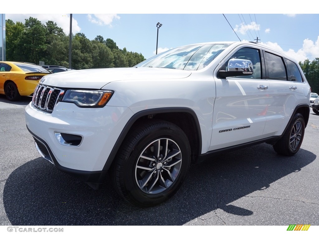 2017 Grand Cherokee Limited - Bright White / Black/Light Frost Beige photo #3