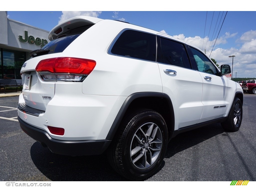 2017 Grand Cherokee Limited - Bright White / Black/Light Frost Beige photo #7