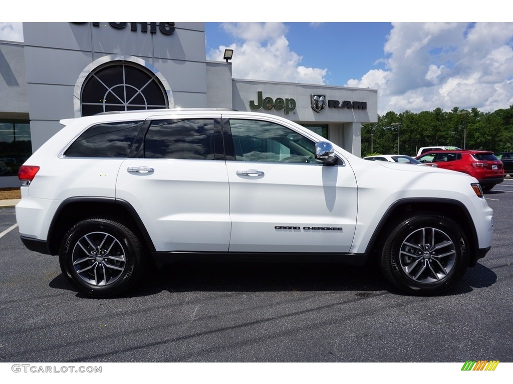 2017 Grand Cherokee Limited - Bright White / Black/Light Frost Beige photo #8